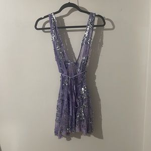 Free People Lavender Slip Dress size XS